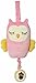 My Natural Owl Musical Pull Toy, Pink