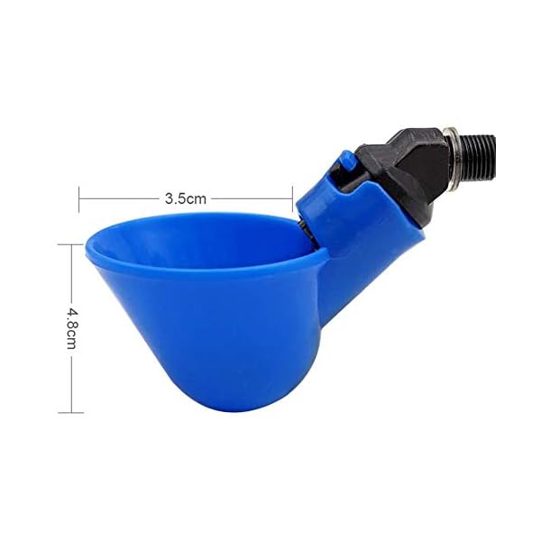 PETAMANIM Bicchieri per Bevitori di Pollo 10 Pezzi Bevitori Automatici abbeveratoi Cortili di plastica Anatra Uccello… PETAMANIM PETAMANIM Bicchieri per Bevitori di Pollo 10 Pezzi Bevitori Automatici abbeveratoi Cortili di plastica Anatra Uccello…