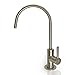 Aquaboon Non-Air Gap RO Faucet Brushed Nickel - Reverse Osmosis Faucet - Drinking Water Faucet for Kitchen Sink fits Water Filtration System - Filtered Water Faucet Stainless Steel - Beverage Faucet