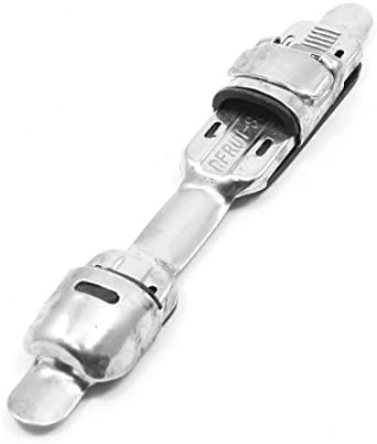 BARGAIN HOUSE Outdoor Fish Wheel Reel Seat Deck Fishing Rods Clip Fitted Stainless Steel Reel Seat Fish Rod Non-Slip Rubber Cushion Silver Tone