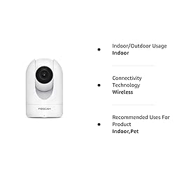 FOSCAM Home Security Camera R4S 4MP(2K) WiFi