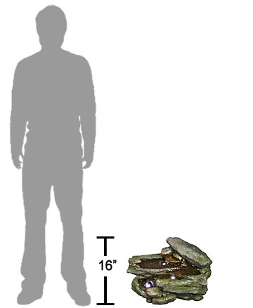 Majestic-Rock-Water-Fountain-Outdoor-Water-Feature-for-Gardens-Patios-Weather-Resistant-Design-Includes-Pump-LED-Lights