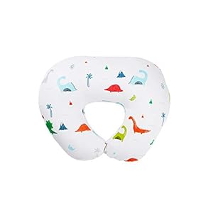 BESTLA Breatsfeeding Pillow and Positioner, Cute Dinosaur Design Nursing Pillow Widened Feeding Support Platform Design…