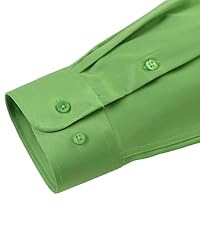 J.VER Men's Dress Shirts Solid Long Sleeve Stretch