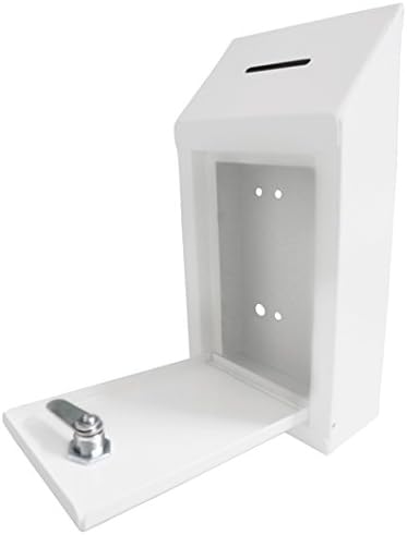 MCB- Metal Donation Box & Collection Box, Suggestion Box, Secure Box, With Top Coin Slot and Lock Included with 2 Keys - Image 3