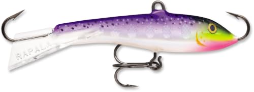 Rapala Jigging Rap 03 Purpledescent Lure, Multi, One Size (W3PD)