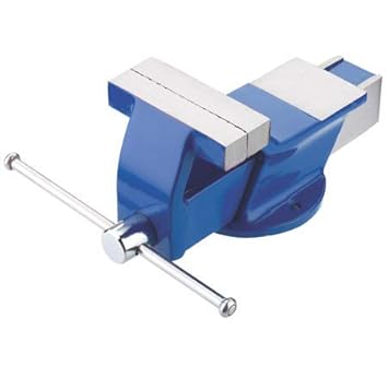 MK Vices HEAVY professional steel bench vice fixed base (6inches) (150mm)