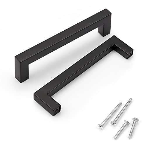 KNOBWELL Black Cabinet Handles Cabinet Pulls Drawer