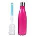 Sfee Insulated Water Bottle, 17 oz Stainless Steel Water Bottles, Double Wall Vacuum Reusable Water Bottles Leak Proof BPA-FREE Sports Bottle Cup Keep Hot&Cold for Running Gym Workout Cycling Kids