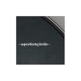 A Perfect Circle Rock Band White Color Car Bike Macbook Wall Adhesive Vinyl Decor Laptop Auto Vinyl Window Decoration Home Decor Sticker Decal