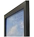 Frame Amo 13x19 Black Modern Picture or Poster Frame, 1 inch Wide Border, Acrylic Face, 3-Pack