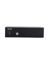 Poe Interruptor NO administrado Conmutador de red de 5 puertos (4 puertos PoE + 1 Uplink puerto) 65 W 802.3 af Plug and Play