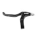 Wake Bike Brake Levers 1 Pair Aluminum Alloy Bicycle 4 Finger Brake Handles Kit 2.2CM for MTB Mountain Road Bikes Blackthumb 1