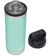 YETI Rambler 18 oz Bottle, Vacuum Insulated, Stainless Steel with Chug Cap, Seafoam