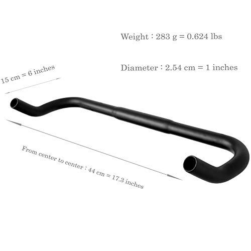 Venzo Fixie Bike Bullhorn Pursuit Handlebars Great for Fixed Gear Road