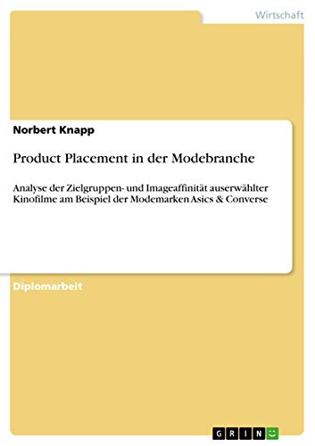 Product Placement in der Modebranche: Analyse der Zielgruppen- und Imageaffinit…
