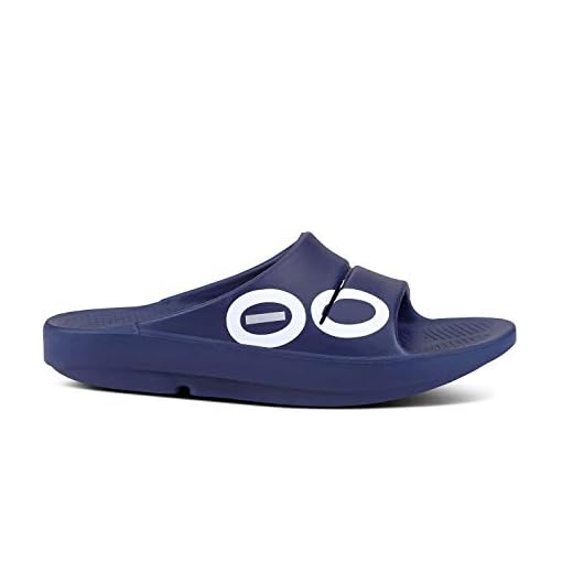 oofos post run recovery slide sandal
