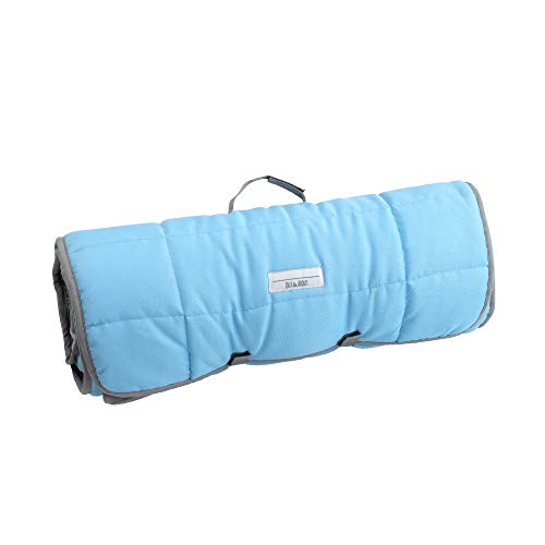 Toddler Nap Mats for Preschool Kinder Daycare - Blanket + Pillow for Boys or Girls - Foldable Comfy Cover (Baby Elephant)