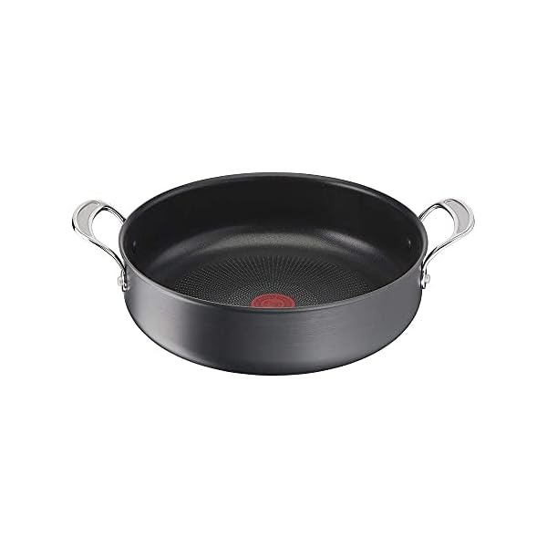 Tefal Jamie Oliver Cook's Classics All in One Pan, Non-Stick, Oven-Safe, Induction, Glass Lid, Riveted Handle, Hard…