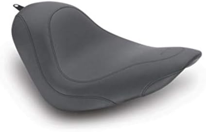 Mustang Wide Tripper Solo Seat (Vintage) Compatible with 07-15 Harley FLSTC