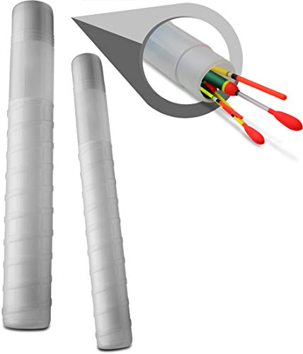 Storfisk fishing & more Posenrohre 2er Set zum Transport und zur Aufbewahrung von Angelposen Aller Art