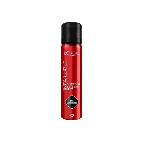 L'Oréal Paris Infaillible Spray Fijador de Maquillaje hasta 36 Horas, 75ml