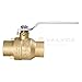 Midline Valve 832C256-NL Premium Full Port Ball Valve, Brass, 3/4 in. SWT x 3/4 in. SWT