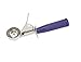 Fangfang Stainless Steel Ice Cream Scoop Disher,Ice Cream Scoop Ball Spoon with Trigger Cookie (Purple:1oz)