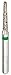 DEFEND Diamond Flat END Taper BURS #847-016C COARSE Green 10pc/1Pk
