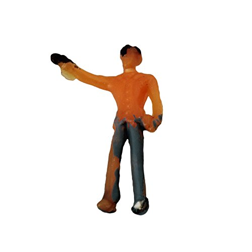 BQLZR 1:200 Scale Z Gauge Hand Painted Layout Model Train People Figure Pack of 100