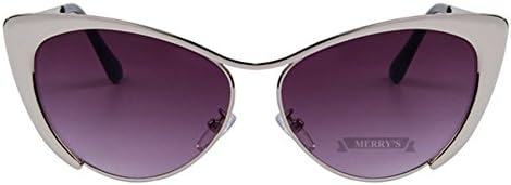 HelloKiti Women's Eyewear Colorful Cat Eye Designer Metal Sunglasses-C3