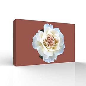 Canvas Wall Art Beautiful Flowers Pictures Home Wall Decorations for Bedroom Living Room Paintings Canvas Prints Framed - 12x18 inches