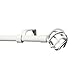 gb Home Collection White Curtain Rods for Windows, White Curtain Rod 48 to 84 Inch (4-7 Feet) for Long Window