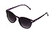 POP Fashionwear 60's Peace Hippie Retro Round Sunglasses (Black/Smoke Lens)