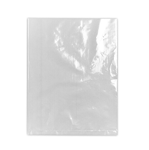 Clear plastic poly bags, 1 mil, 14" x 20", la…