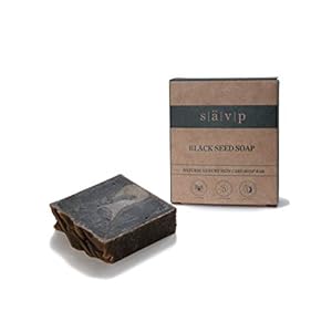 Savp-Cosmetics-Black-Seed-Soap-Bar-with-Olive-Oil-and-Shea-Butter--Natural-Organic-Vegan-Essential-Oils-Bar-Anti-septic-For-Acne-Face-and-Body-Palm-Oil-Free-Deep-Cleansing-and-Moisturising-100g Sävp Cosmetics Black Seed Soap Bar with Olive Oil and Shea Butter – Natural Organic Vegan Essential Oils Bar, Anti…