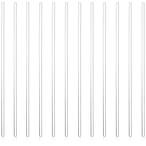 12 Pieces of Plastic Dowel Rods for DIY Projects, Arts and Crafts