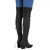 NNG-Women-Boots-Winter-Over-Knee-Long-Boots-Fashion-Boots-Heels-Autumn-Quality-Suede-Comfort-Square-Heels-US-Size