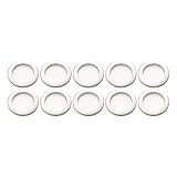 Prime Ave Automatic Transmission Drain Plug Aluminum Washers 18mm For Acura & Honda Part# 90471-PX4-000 (Pack of 10)
