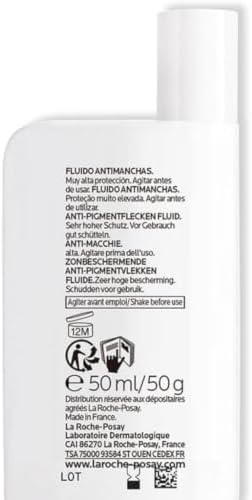 Protetor solar anti-manchas SPF 50+, Fórmula com Mexoryl 400, Fluido Invisível, Anthelios UV-MUNE 400, 50 ml