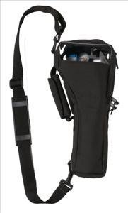 Medline HCSM6BAG6 Shoulder Style Oxygen Cylinder Bag for M6 Cylinders, Latex Free, Universal Size, Black (Pack of 6)