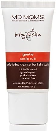 Cradle Cap Gentle Scalp Rub Cleanser by MD Moms - Hypoallergenic Exfoliating Formula By Pediatricians for Baby