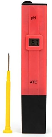 Portable Waterproof Digital LCD PH Meter Tester Useful PH test Pen, Red Color 1pcs