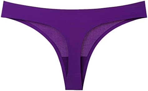 Pongfunsy Women's Thongs Cotton Breathable Panties Bikini Underwear