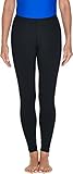 Coolibar UPF 50+ Women's Swim Tights - Sun Protective (Medium - Black)