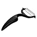Ulwae Ceramic Y Peeler with Ergonomic Handle, Fruit Vegetable Peeler Kitchen Aid for Potato Apple Carrot, Sweat Potato and More