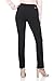 Rekucci -Women- Secret Figure Pull-On Knit Straight -Pant w/Tummy Control (8, Black)