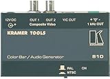 Kramer Electronics 810 Composite Video And S-Video Color Bar / Audio Tone Generator