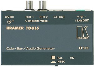 Kramer Electronics 810 Composite Video And S-Video Color Bar / Audio Tone Generator