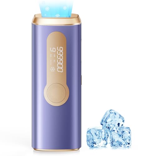 Haarlosy Pulsed Light Epilator with Cooling Function – 3 in 1 IPL Laser Epilator for Women and Men, 9 Adjustable Energy Levels Suitable for Body, Face, Armpits, Sensitive Legs LCN1210
